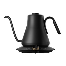 Cocinare Electric Gooseneck Kettle with Temperature Control, Pour Over Coffee & Tea, 1200W for 180-sec Quick Boil Time, Stainless Steel Kettle Water Boiler, 30oz/0.9L (Black)