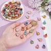 UNICRAFTALE UNICRAFTALE About 80Pcs Teardrop Zirconia Crystal Charms 8 Color