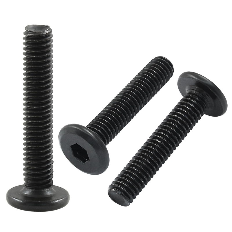 Verkelly 20 Pcs M6 x 30mm Flat Head Socket Head