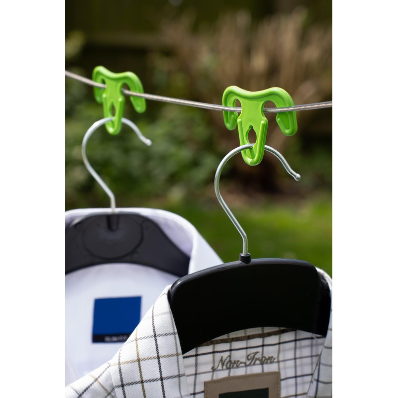 BiB Windproof Clothes Peg Hanger HOOK UPS - 30 Pack