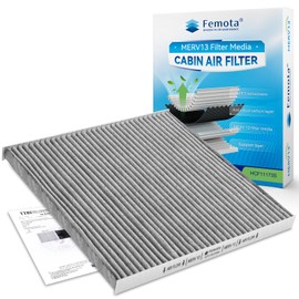Femota Tested MERV 13 Cabin Air Filter with Activated Carbon, CF11173 for Nissan Altima (2007-2012), Maxima(2009-2014), Murano(2009-2014), Quest(2011-2017).