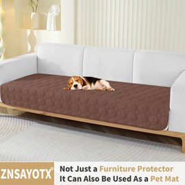 ZNSAYOTX Ultimate Cozy Dog Bed Blankets (30"x70") - Newest Waterproof Couch Covers for Pets Non-Slip Mat Blanket, Washable Durable Furniture Protector, Pee Scratch Proof Easy to Clean (Coffee)