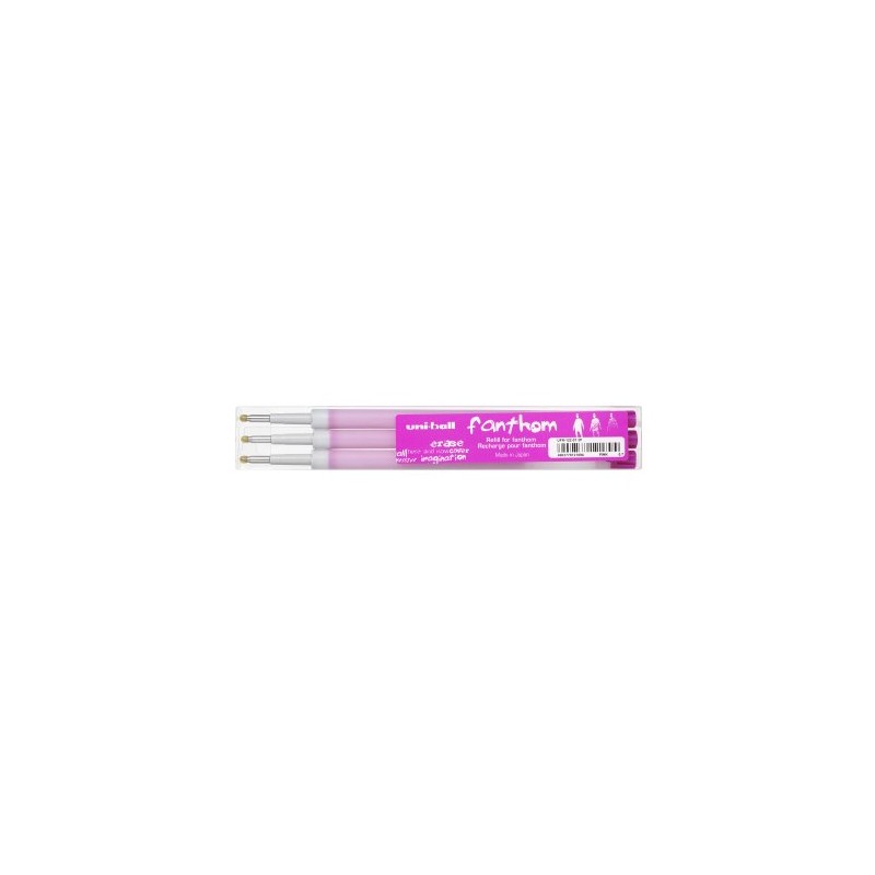 Uni-Ball Refill for Fanthom 3pcs Pink 0.7 mm 3 Piece