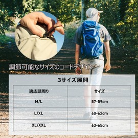 TOP-EX Large Size Cap, Sun Protection, UV Protection, Sun Hat, UV Protection, Neck Cover, Sports Hat, Unisex, Outdoor Baseball Cap, Spring, Summer, Autumn, 94602_navy, L–XL