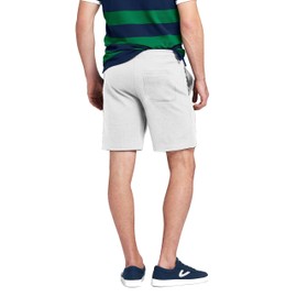 Hat and Beyond Mens Sweat Shorts Brushed Fleece Elastic Lightweight Pants with Pockets (1ih04-4XL-WHITE)