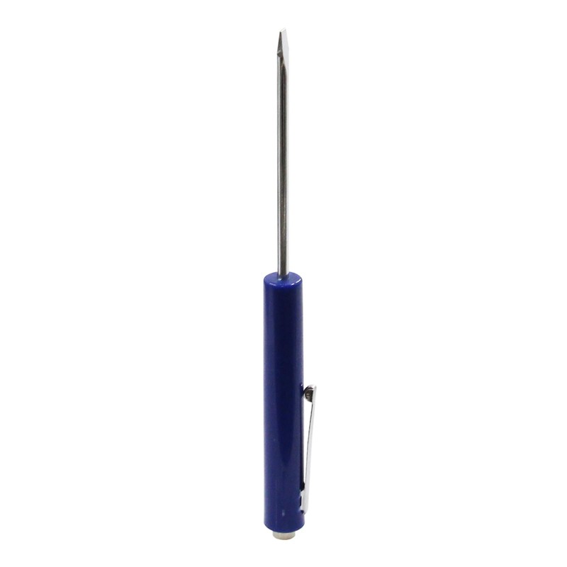 LVOUP Mini Pocket Screwdriver Blue Portable Screwdriver Slotted Screw Driver