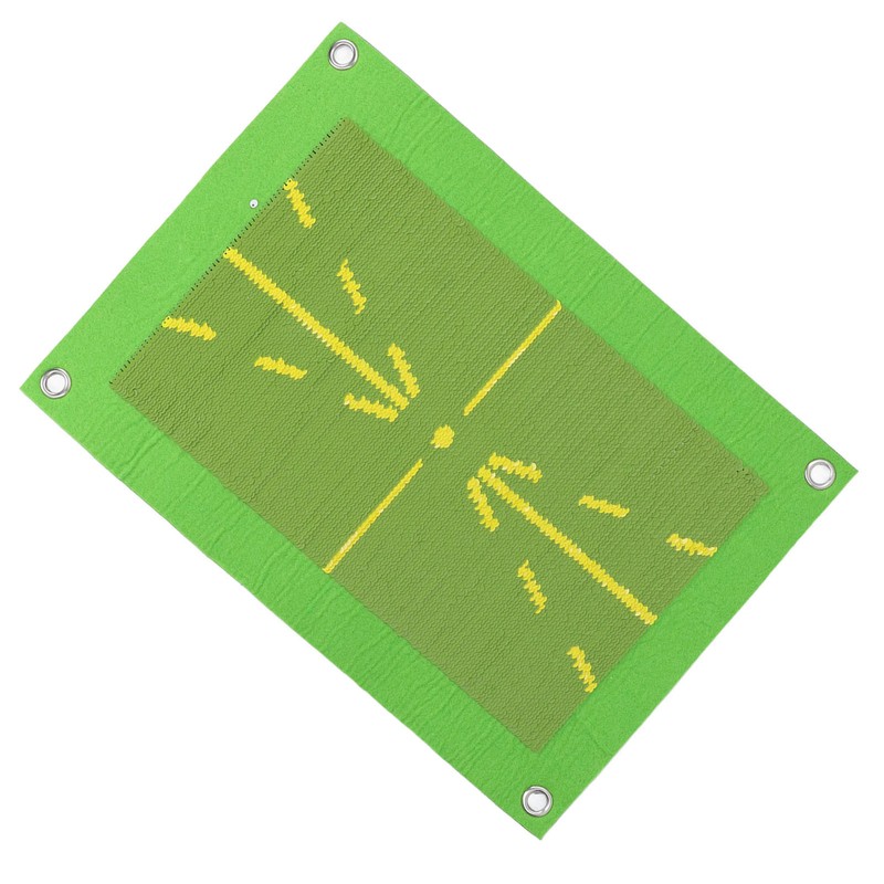Hitting Practice Mat for Swing Detection Batting Path Visual Feedback