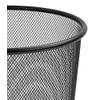 OSCO Black Wiremesh Waste Bin | Round | Height -