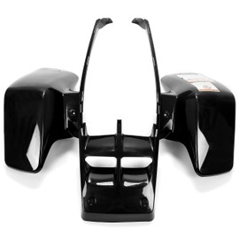 Kojem Front Fenders Plastic Body Compatible with 1987-2006 Yamaha Banshee 350 (YFZ350) Plastic Kit Black