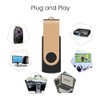 TEWENE USB Stick 8GB Pack of 10 with Lanyards Rotating