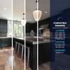 LUXRITE 6 Inch Canless Spotlight, LED Recessed Lighting, 5CCT 2700K-5000K,