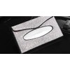 Bestbling Bling Rhinestone Car Visor Tissue Box Holder, Leather Crystals