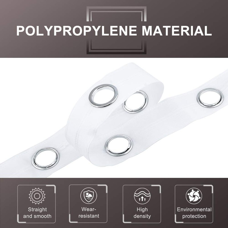 INCREWAY Curtain Tape 10M Curtain Tape Eyelet Tape for Perforated