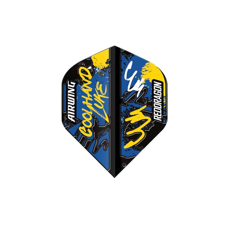 RED DRAGON Airwing Unique Moulded Luke Humphries Black Standard Dart