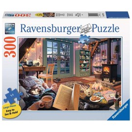 Ravensburger Cozy Retreat 300 Piece Large Format Jigsaw Puzzle for Adults - 17472 - Every Piece is Unique, Softclick Technology Means Pieces Fit Together Perfectly