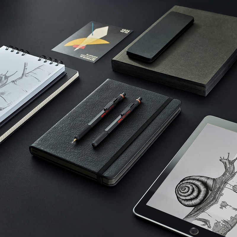 rOtring 800+ Mechanical Pencil and Stylus Hybrid. 0.7MM, Black (1900182)