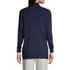 Lands' End Womens Cotton Long Sleeve Open Cardigan Sweater Radiant