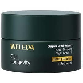 WELEDA Cell Longevity Super Anti-Ageing Youth Boosting Night Cream - Face Care Night Cream with [NAD+] Booster & [Retino-Cell] Visibly Reduces Even Deep Wrinkles (Natural Cosmetics, Vegan, 50 ml)