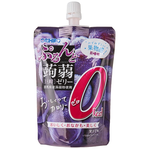 Plumunto Konnyaku Jello Standing No Calories, Giant Pin, Set of