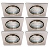 Trango® 1x Dimmable Recessed LED Square including 1x6 W LED