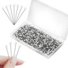 Box of 100 Stainless Steel Needles Strong and Durable Multi-Purpose
