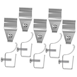 TEHAUX 20pcs Vinyl Siding Hooks Easy Install No- for Outdoor Hanging Vinyl Material for Cameras Decorations