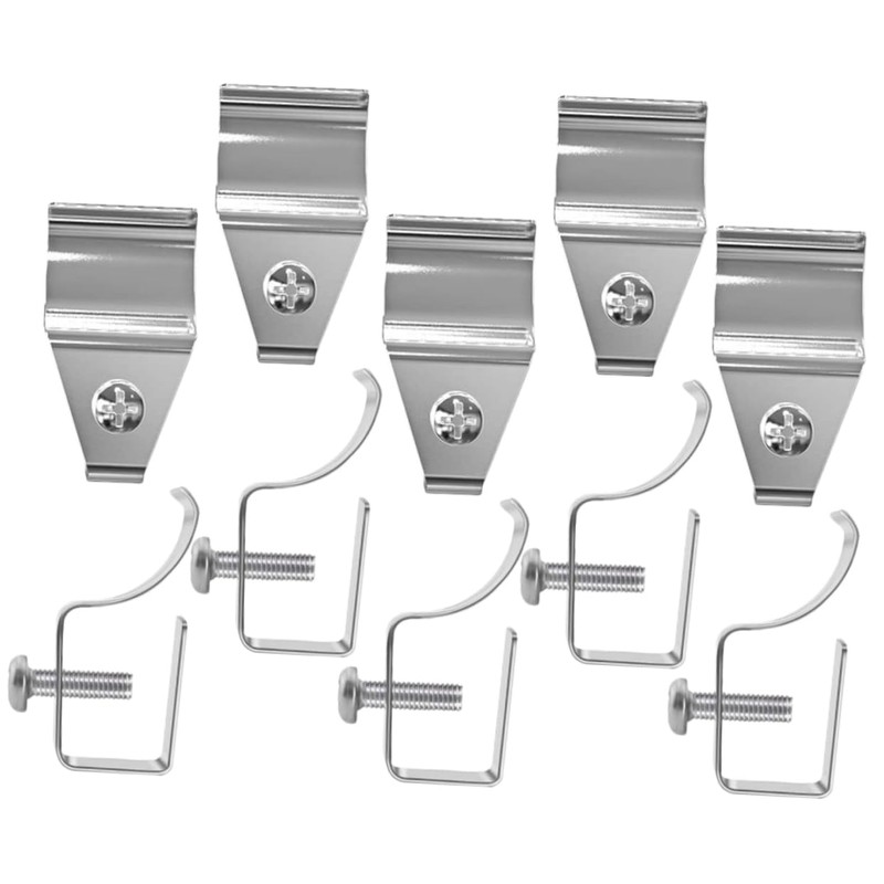 TEHAUX 20pcs Vinyl Siding Hooks Easy Install No- for Outdoor