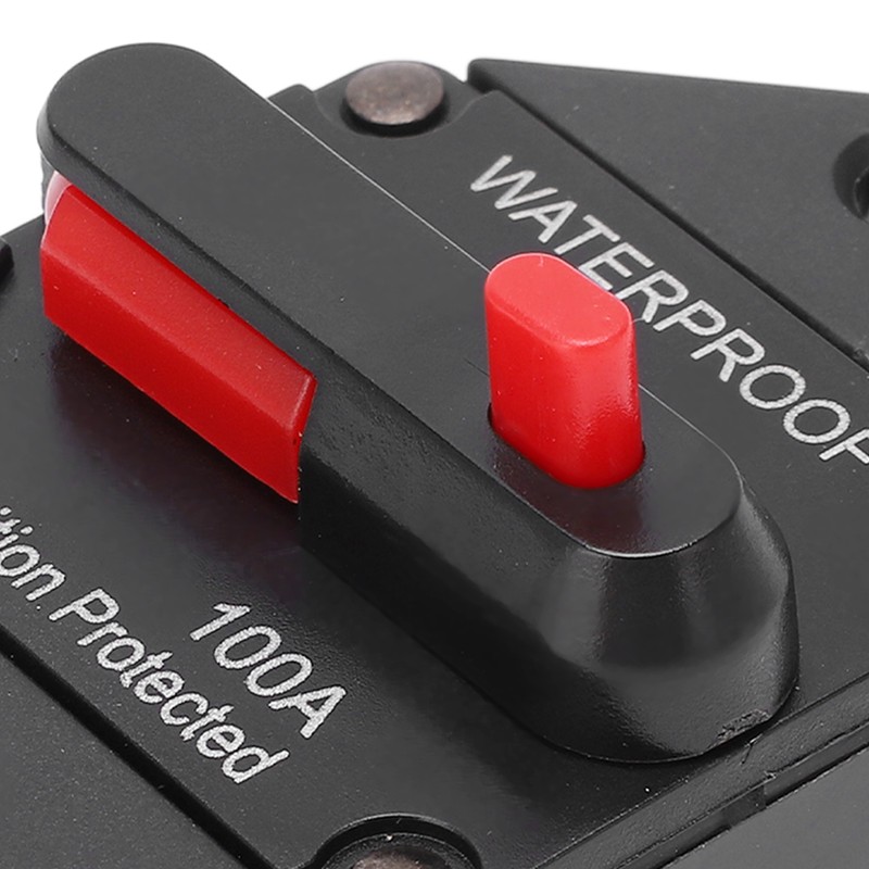 DC 32V Circuit Breaker with Switch Manual Reset Waterproof for