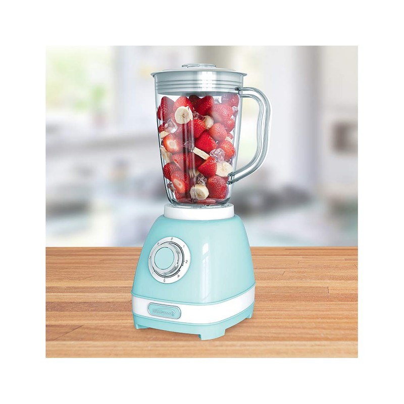 Brentwood Appliances JB-330BL 2-Speed Retro Blender with 50-Ounce Plastic Jar,