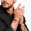 THOMAS SABO 2 Karma Secret Bracelet with Black Obsidian Beads