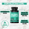 Selenio | Seleniometionina 240mcg, con Vitamina E, Moringa y Raíz