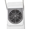 Mini Space Heater Pink Fast Heating Rotatable Holder Anti Slip