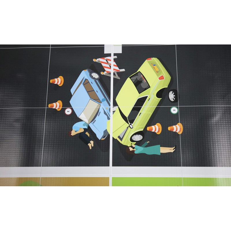 BrainStorm STEM Education Robotics Activity Mat: Robot Rescue (Includes Game