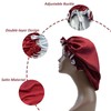 Silk Bonnet for Sleeping Satin Bonnets Double Layer Reversible Hair