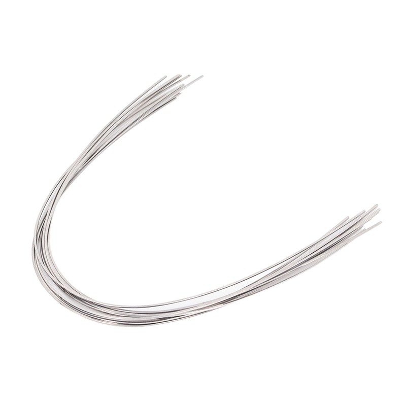 50pcs Orthodontic Rectangular Arch Wire Stainless Steel Elastic Orthodontic Arch