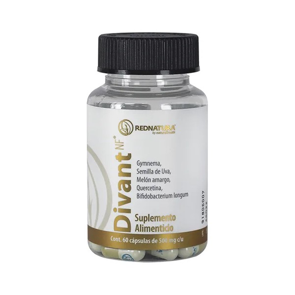 Rednatura Divant Nf Gymnema Sylvestre 60 Capsulas Sabor Sin Sabor