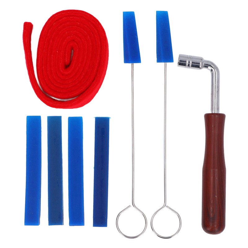 8PCS Set Professional Piano Tuner Kit Universal Piano Tuner Hammer