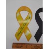 1 Piece Yellow Pray For Our Troops Patriotic 8" Ribbon