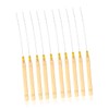 FOMIYES 24pcs Micro Ring Hair Extension Needle Hair Extension Loop