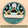 Attuslla Patch Embroidered, 10 PCS Landscape Iron on Applique Mountain