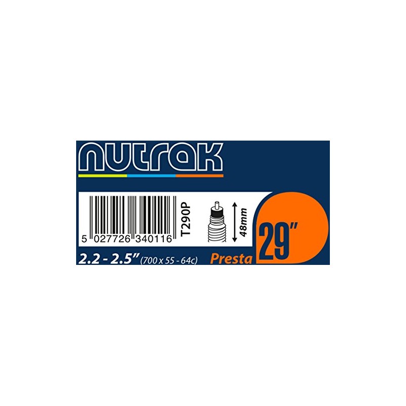 Nutrak 29 X 2.2-2.5 inch Presta inner tube