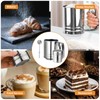 Flour Sifter, 3 in 1 Stainless Steel Sifter for Baking,