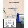 Electric Meat Grinder, Sausage Stuffer with 3 Sausage Tubes, 2