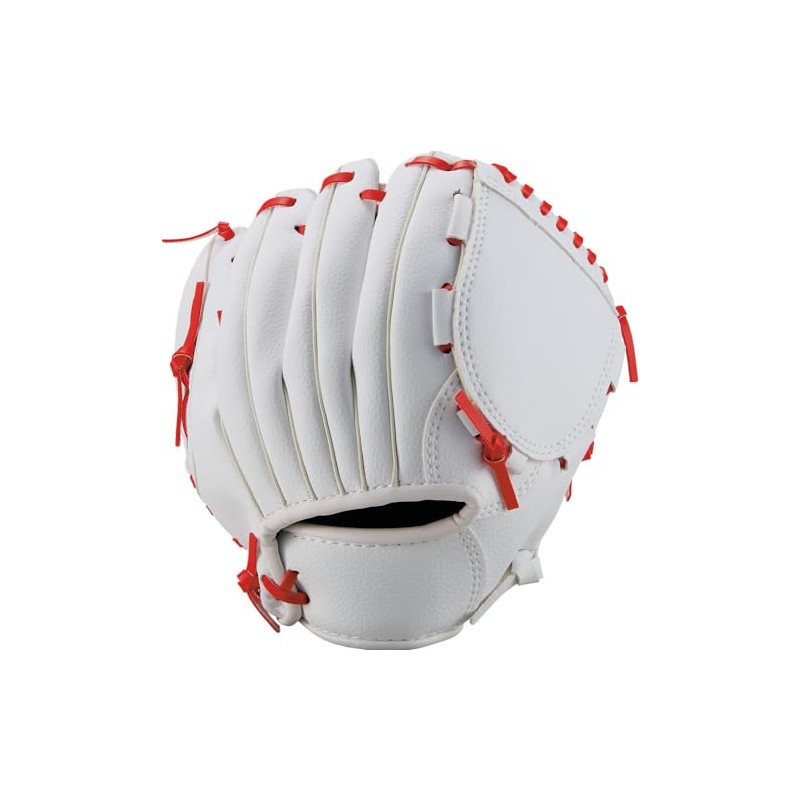 ZETT Baseball Commemorative Glove Synthetic Leather PVC White/Red (1164) LH