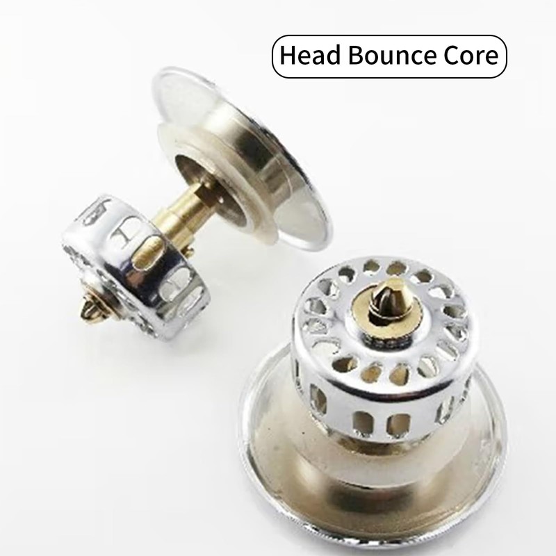 Begino 2Pcs Pop Up Bolt Basin Bath Sink Drain Waste