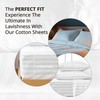 Bluemoon Homes 100% Egyptian Cotton Sheets Stripe Queen Size -