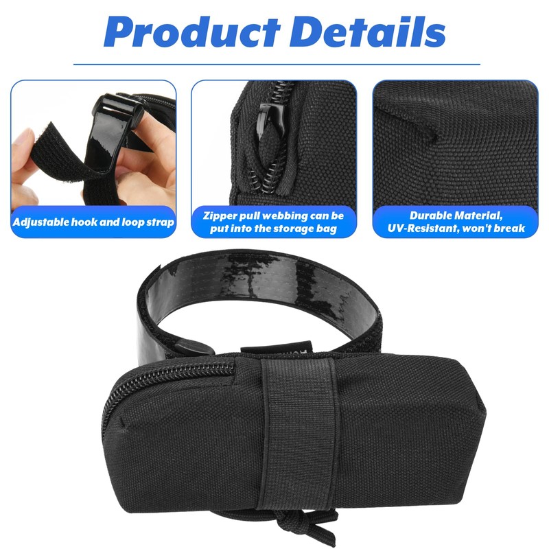 Homakover EZ Pass Organizer Holder with Strap, Toll Transponder Holder,