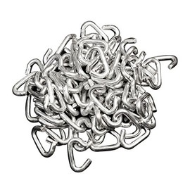 LEM Products Hog Rings, 1/2", 100 Galvanized Steel Rings