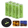 JINTION Solar Rechargeable Ni-MH AA Batteries Double A 400 mAh