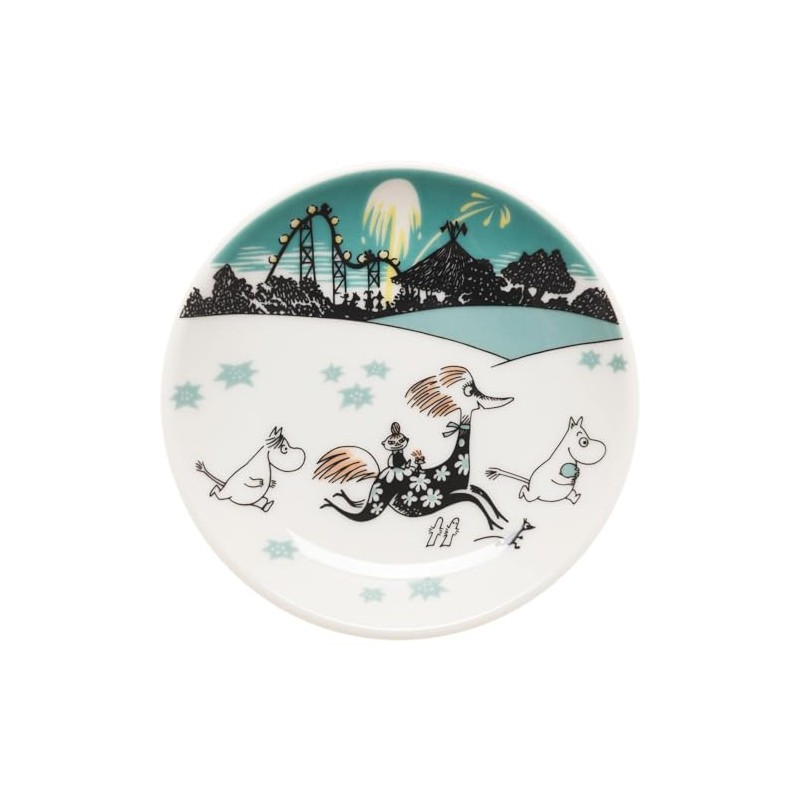 Moomin Arabia 1077472 Mini Plate Small Plate 4.1 inches (10.5